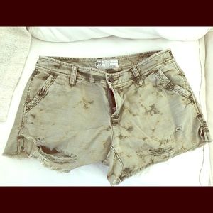 Free people military style shorts